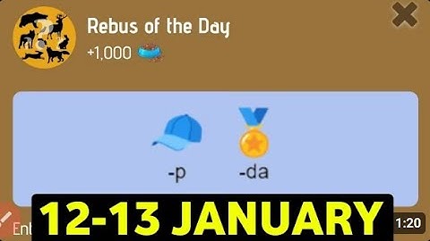 Rebus Of The Day Zoo 12 January | Zoo Rebus Of The Day | Rebus Of The Day Zoo Code