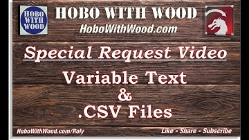 Variabele tekst- en .CSV-bestanden