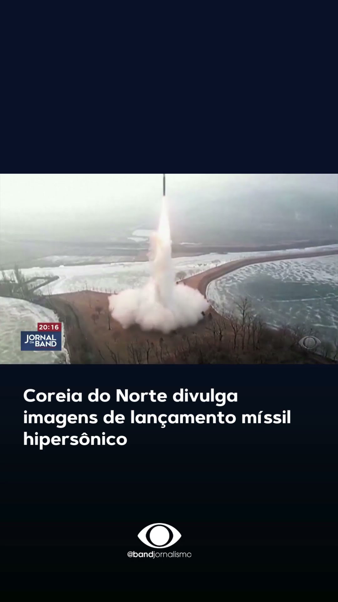 Coreia do Norte divulga imagens de lançamento míssil hipersônico #shorts