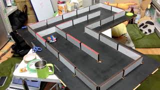 Micromouse "Kabutogani Yarou" High speed running before tuning