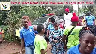 Burial of Late Mrs Felicia Obiajunwa Orji Mama Kate of Umuchukwu Eziali Mgbiri 21 August 26 Part 1-2