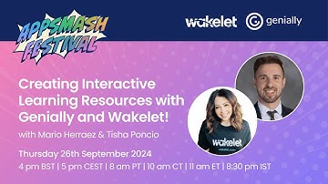 AppSmash Festival 2024: Wakelet & Genially