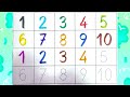 Numbers 1 to 10 | Kids Count Numbers 1-10 | Toddler &amp; Preschool Educational Video #kiddostv