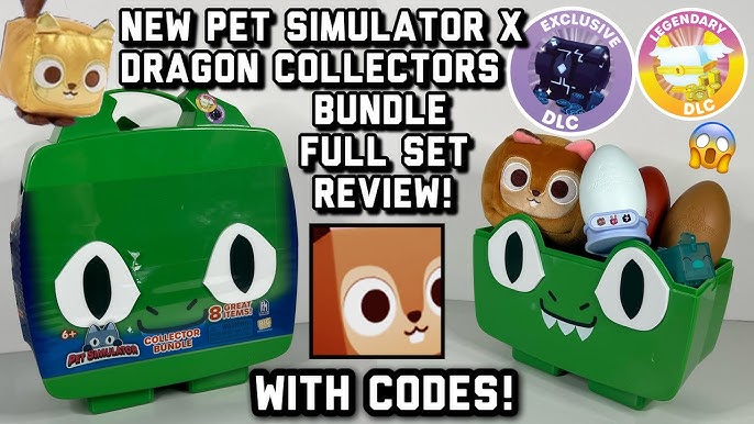 PET SIMULATOR - Red Treasure Chest Ultimate Bundle (12 Case w/ 11 Items,  Series 1) [Includes DLC]