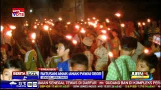 Malam Takbiran, Warga Jember dan Aceh Pawai Obor