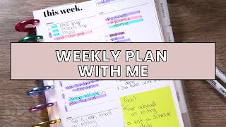 Weekly Plan With Me | How To Use A Planner