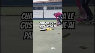 SKATER BABY !! 🐣🛹🤣 #skateboarding #padreehija #viveelmomento #skateforever
