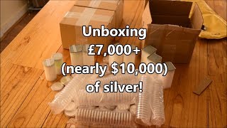 Unboxing $10,000+ of silver - A delivery from The European Mint!