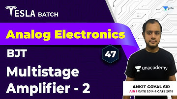 Multistage Amplifier - 2 | BJT | Lec 47 | Analog Electronics | GATE 2021 Exam