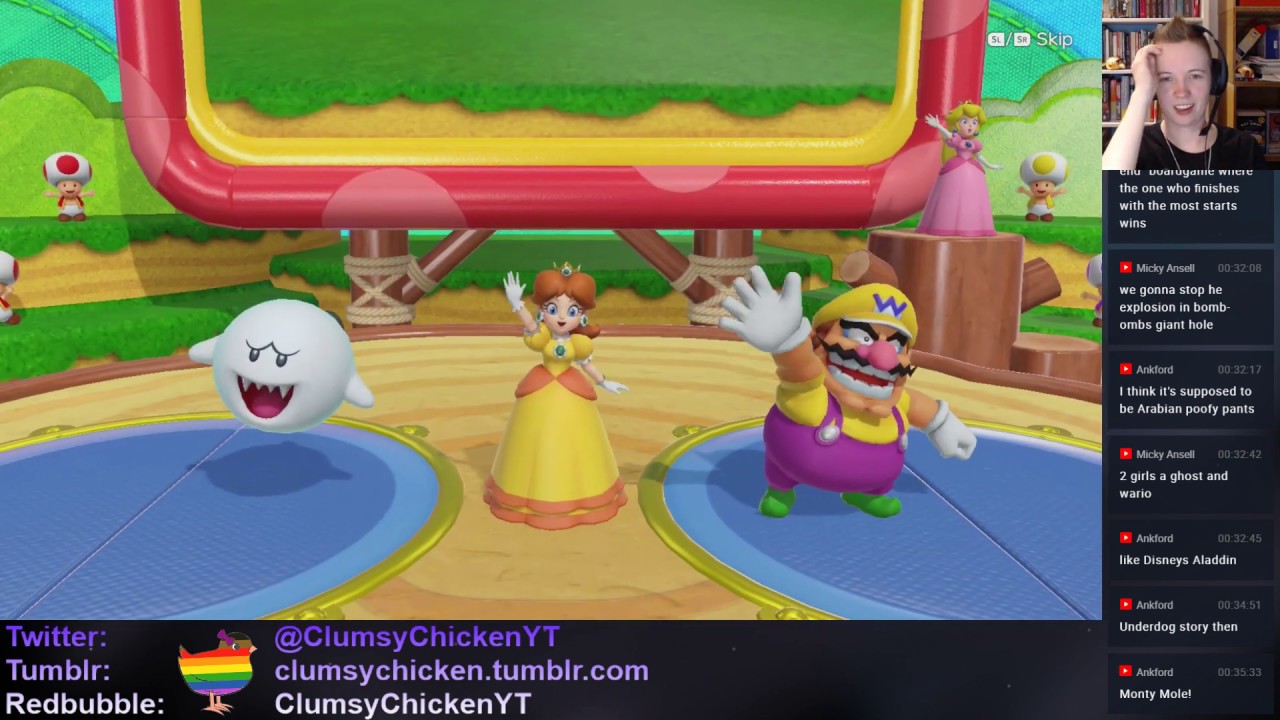 Clumsy's VERY FIRST game of Mario Party!! - YouTube