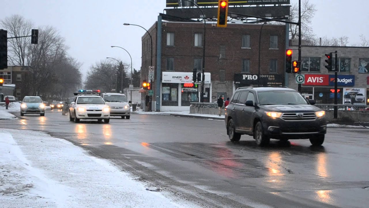 Spvm Chevy Impala Police Car Responding Montreal By Retroolschool