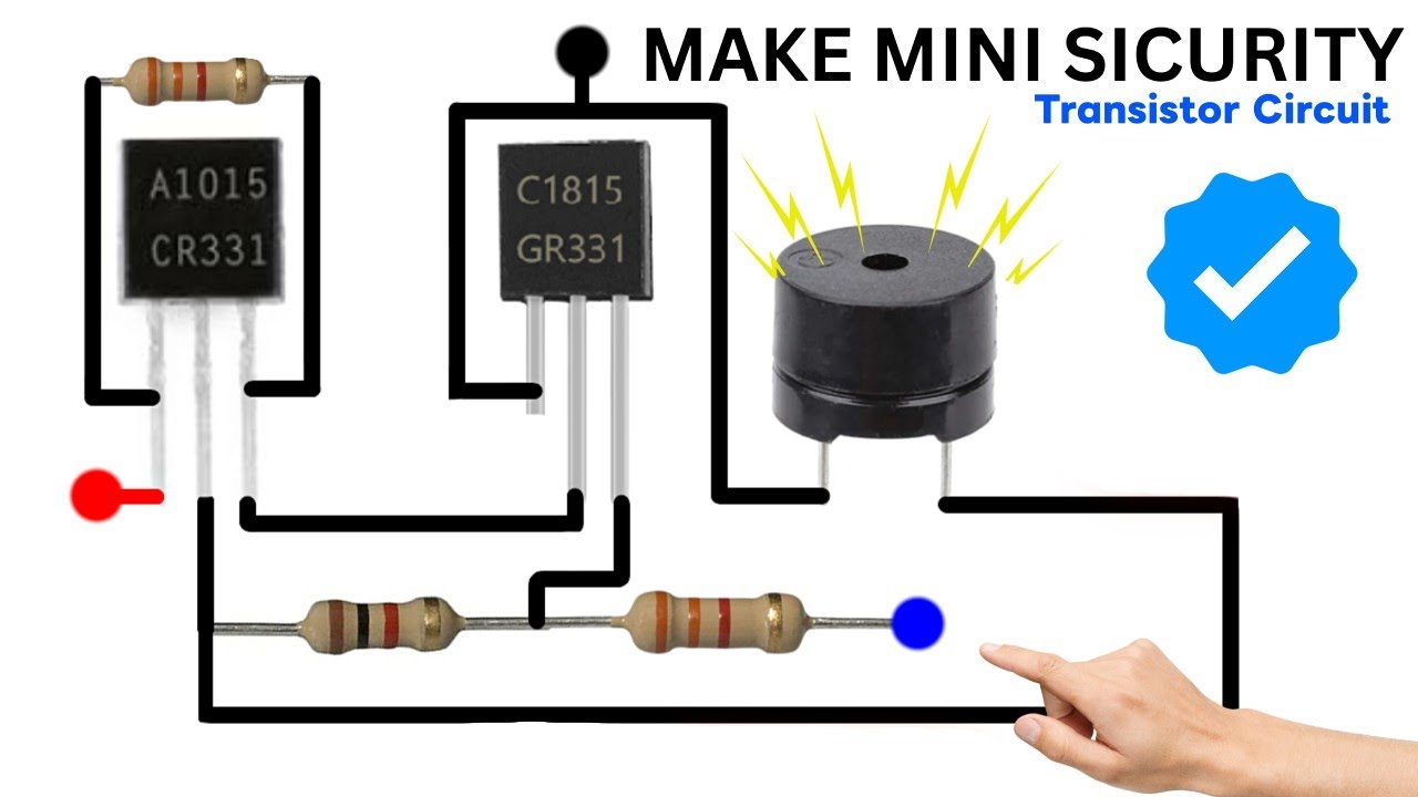 A1015 Transistor Dual Transistor Amplifier Using C1815 And A1015