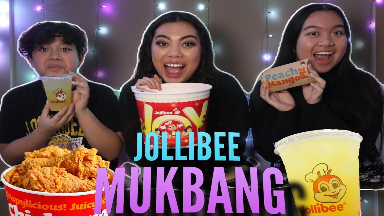 🦋 Jollibee Mukbang + Q&A Siblings Tag 🦋*Thank You for 400 subs*