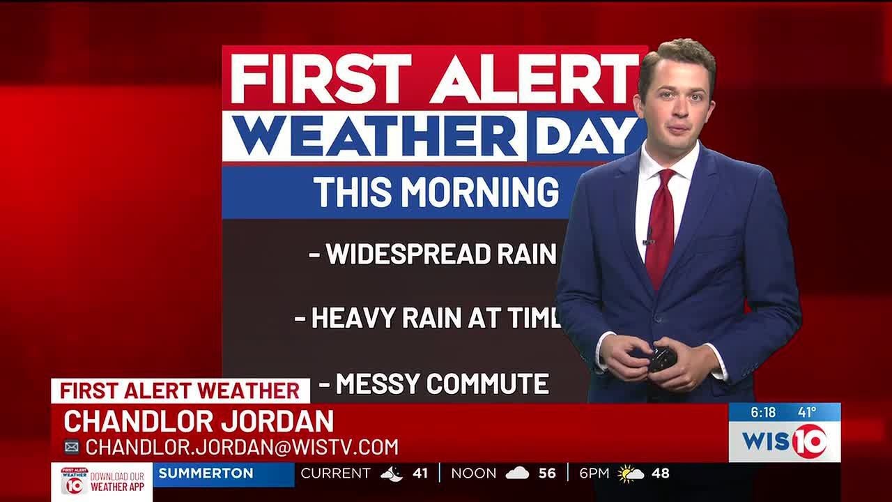 FIRST ALERT WEATHER DAY this morning for heavy rain - YouTube