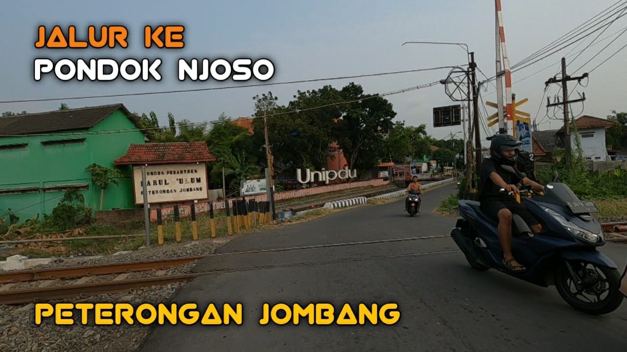 Jalur Menuju Pondok Pesantren Darul Ulum atau Pondok Njoso Peterongan Jombang