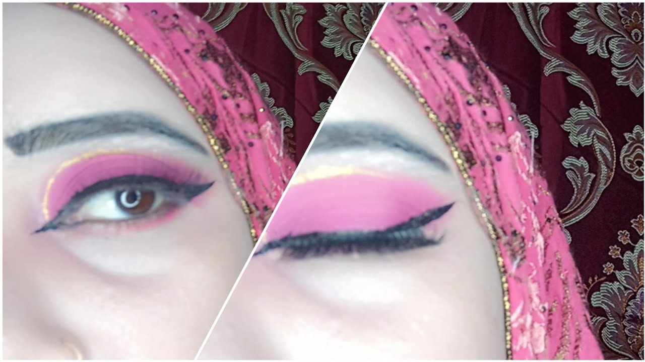 Soft pink eye makeup tutorial Step by step by Makeup with Farmeena.# ...
