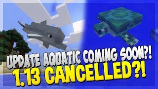 Minecraft Update Aquatic Releasing Early? Minecraft 1.13 News