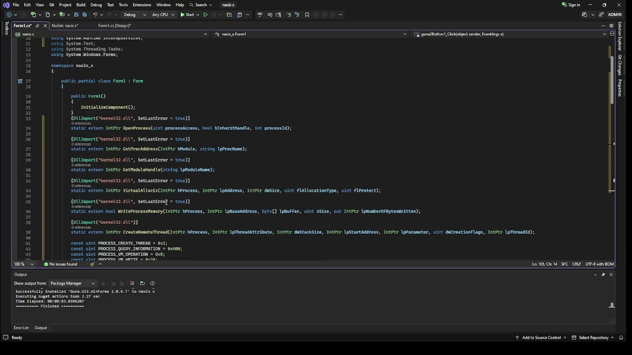 how to inject chams menu c# project by naxis