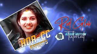 New trending Red glow HDR CC like Aftereffects ❤🔥 | Alight motion tutorial Hindi