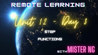 8th: Unit 12 - Day 3 (Step Functions)