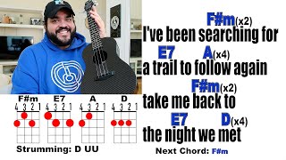 THE NIGHT WE MET - Lord Huron (Ukulele Play Along with Chords and Lyrics)