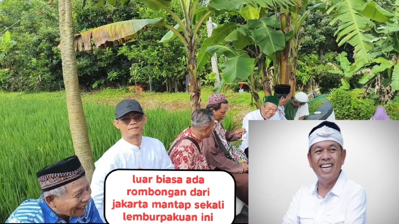 Luar biasa ada rombongan dari jakarta berkunjung ke wisata lemburpakuan