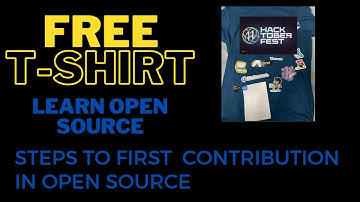 How to contribute to open source | |  First Contribution in open source | | Hacktoberfest 2022 swags