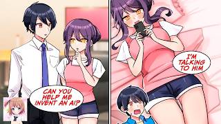 [RomCom] My childhood friend who's unfriendly asked me to help her with an AI project... [Manga Dub]