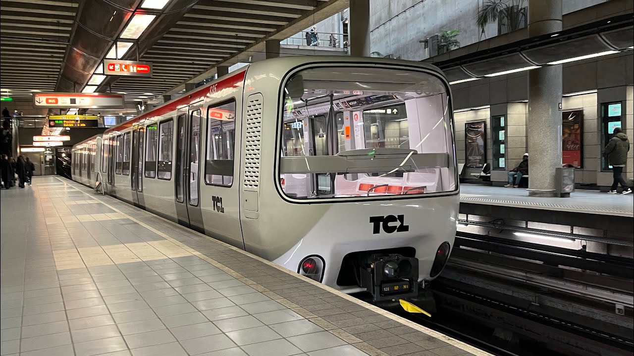 Métro de Lyon Ligne D passage de MPL85 à Garibaldi - Réseau TCL ￼