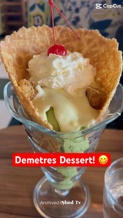 Demetres Dessert Experience! 😋 #shorts #nhedtv