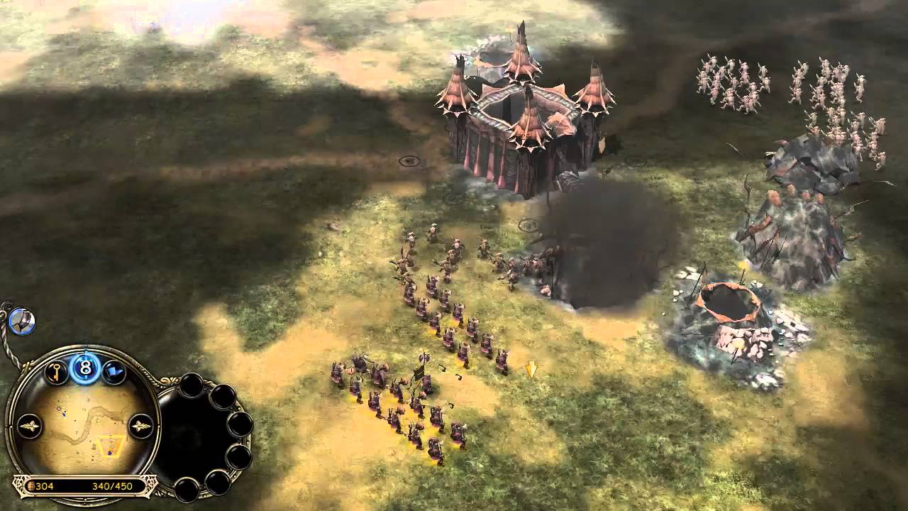 BFME 2 ROTWK 2.02 Samurai (Dwarves) vs King (Goblins)