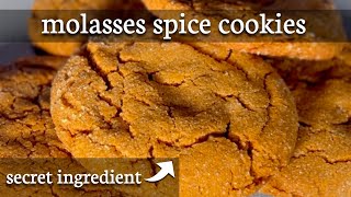Download Lagu Chewy AND Crunchy Molasses Spice Cookies, a secret ingredient that friends will beg to know. MP3