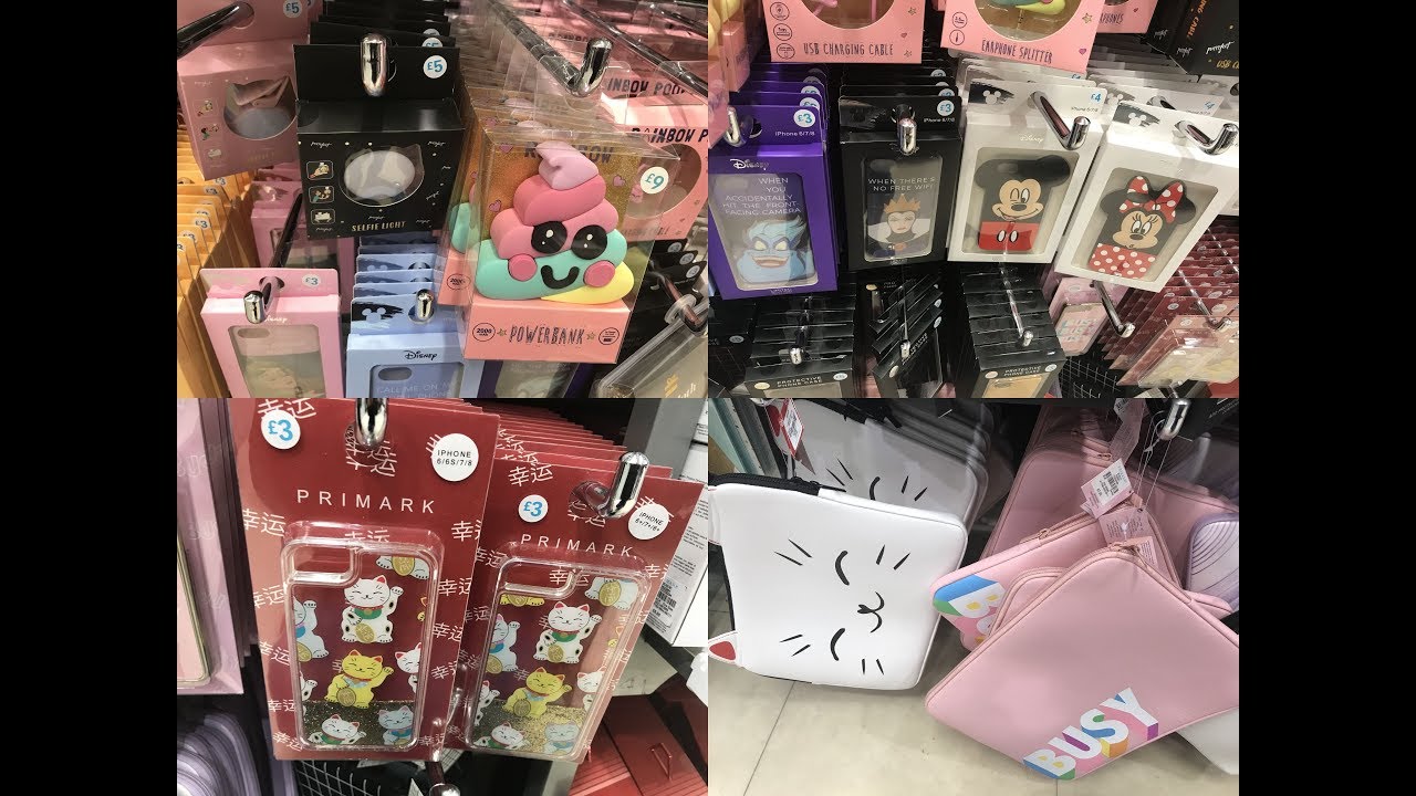 PRIMARK PHONE ACCESSORIES-DECEMBER 2018 - YouTube
