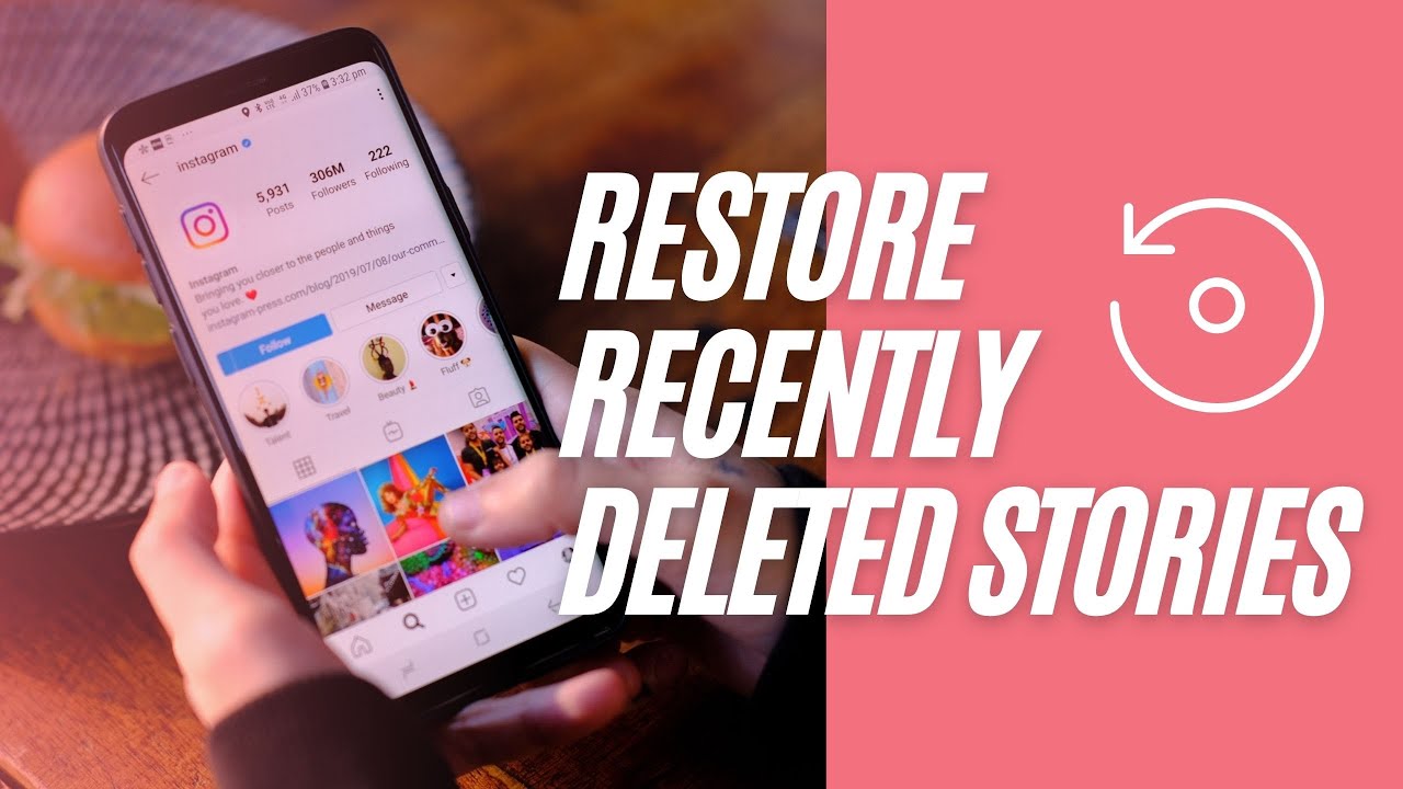 How To Restore Recently Deleted Stories On Instagram - YouTube