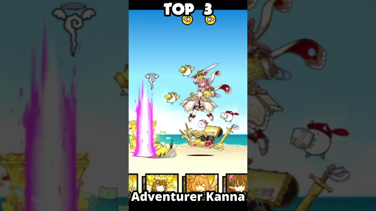 にゃんこ　ベージュ Top Units Girls & Monsters The Battle Cats にゃんこ大戦争 - YouTube