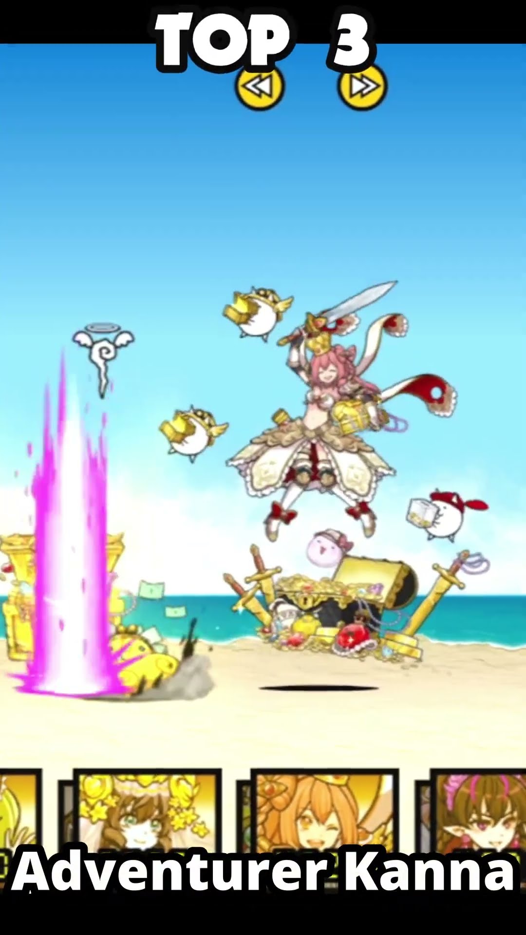 Top Units Girls & Monsters The Battle Cats にゃんこ大戦争 - YouTube