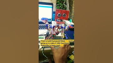 Humanoid Robot using servo motors and Node MCU | how to make humanoid Robot #shorts #robotics