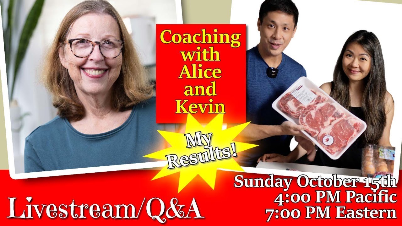 Chat/Q&A  with Alice and Kevin, Carnivore Couple and Coaches. MY RESULTS!