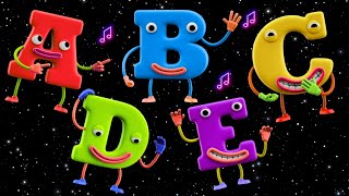 ABC Song for Kids 🎶 Learn Letters A to Z Phonics with Space Toys 🌟 Kindergarten &amp; Toddler Learning