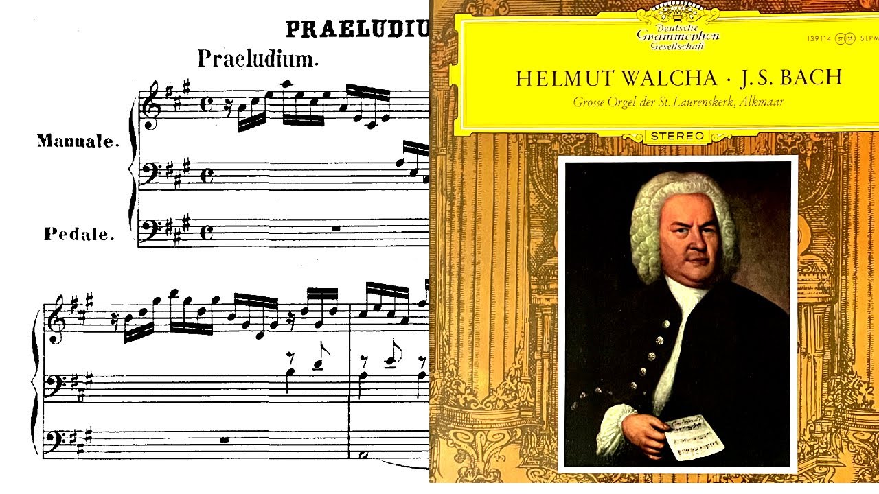 Johann Sebastian Bach - Prelude & Fugue in a Major, BWV 536. Johann Sebastian Bach - Prelude & Fugue in a Major, BWV 536 1970.