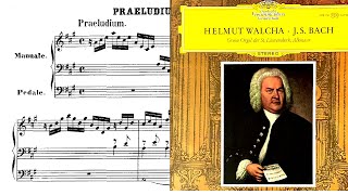 JS Bach: Prelude and Fugue in A Major BWV 536 - Helmut Walcha, 1965 - DG 139 114