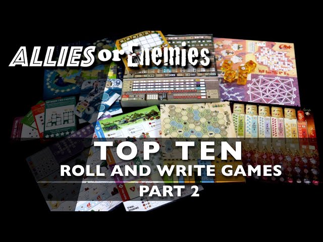 Roll & Write – The Friendly Boardgamer