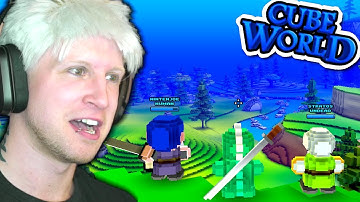 CUBE WORLD IS BACK!? 🌎 Scythe Plays Cube World Multiplayer #01