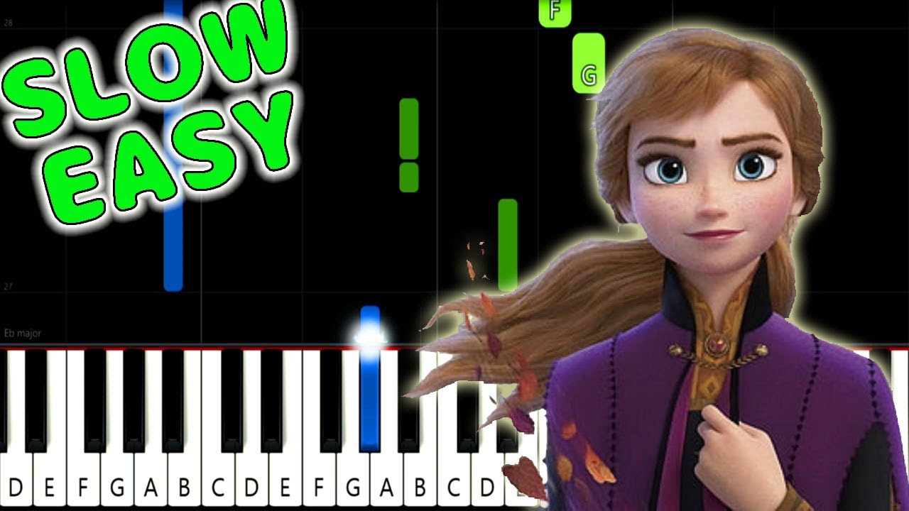 Frozen 2 - The Next Right Thing (Kristen Bell) - SLOW EASY Piano Tutorial [animelovemen]