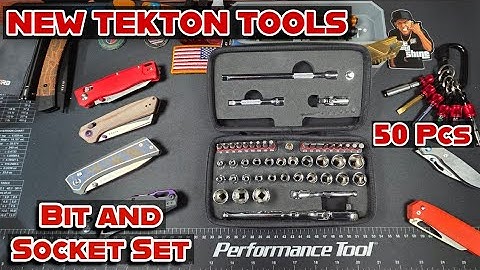NEW Tekton 1/4 Socket and Bit Set Better than Icon