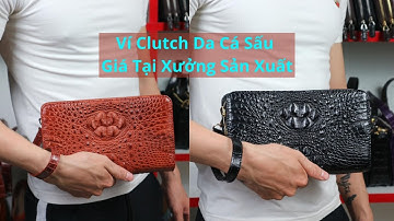 Mẫu Ví Clutch Da Cá Sấu Giá Sỉ Tại Xưởng Chuyên Da Cá Sấu Konavis