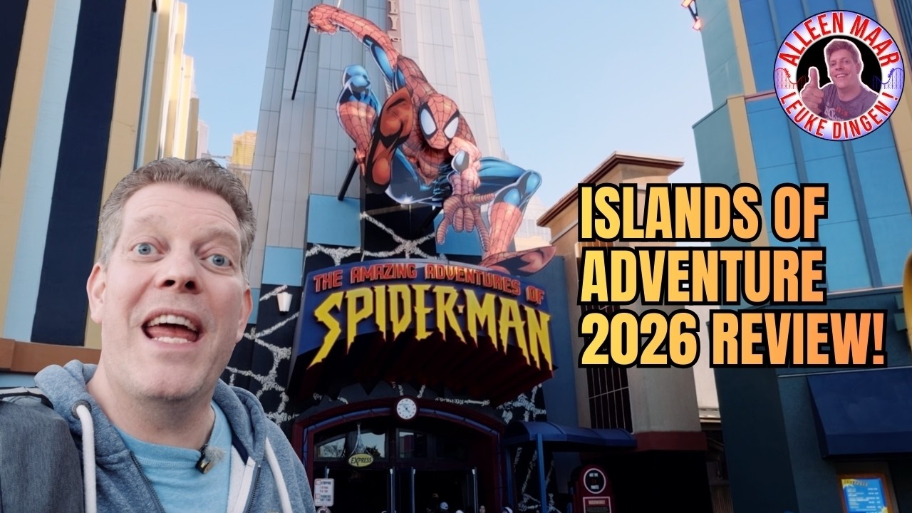 UNIVERSAL ISLANDS OF ADVENTURE 2026 REVIEW! TIPS&UPDATES! Dit attractiepark in orlando is geweldig!