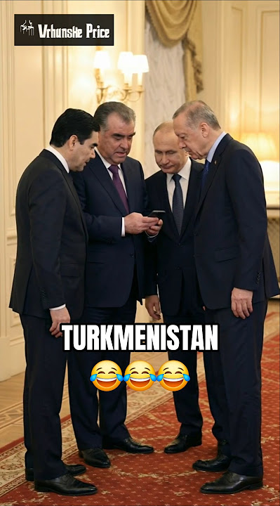 Putin and Erdogan in Turkmenistan😂