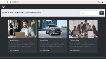 RADSYSTEM | Laravel 10 🌐 Desain Portal Berita Profesional 📰 Siap Pakai Hanya dalam ⏱️ 5 Menit!