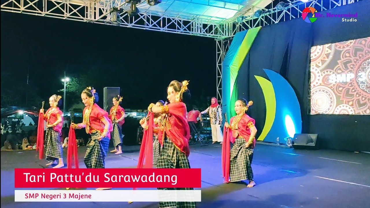 SMP Neg. 3 Majene - Tari Pattu'du Sarawadang Festival Teluk Mandar